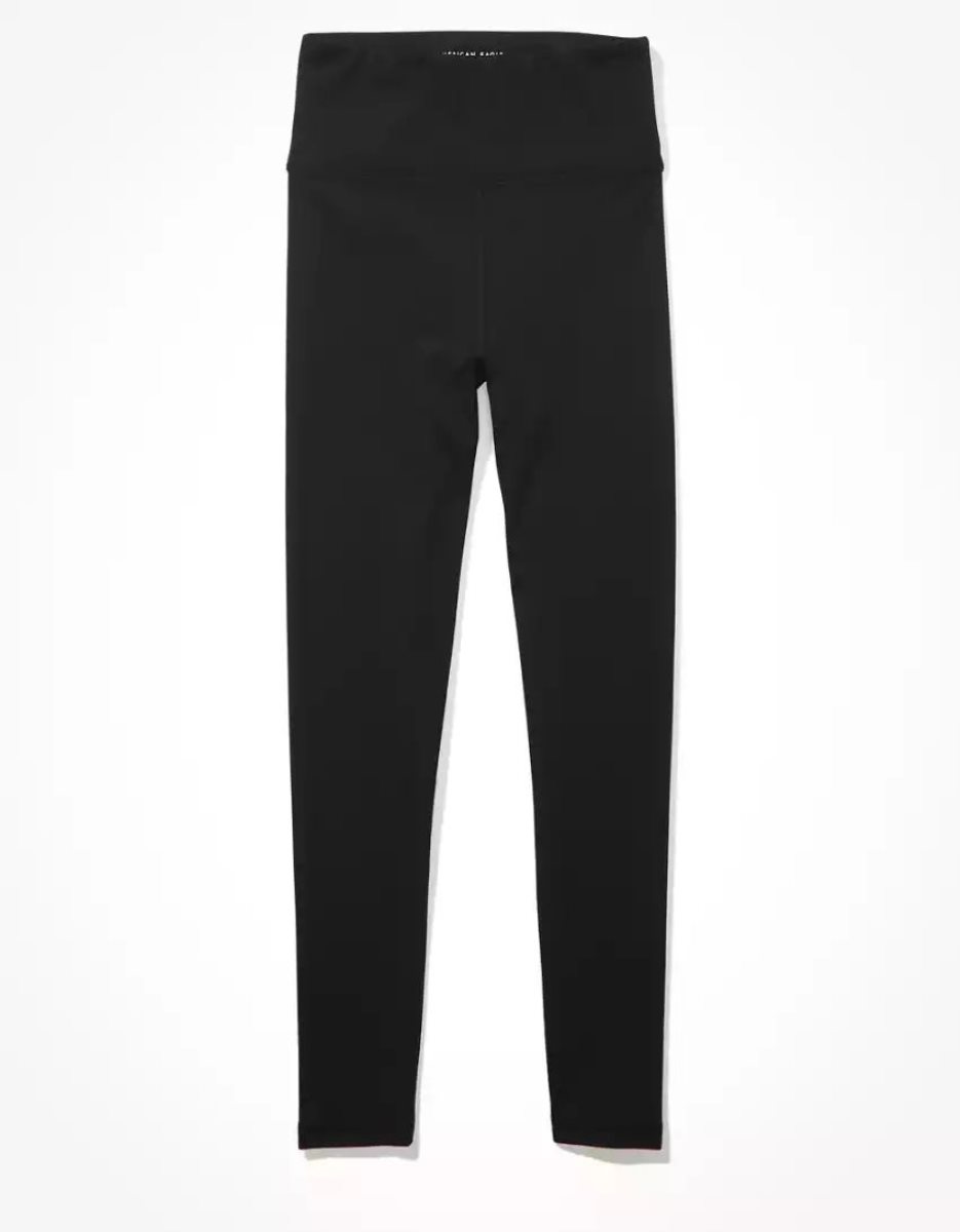 Leggings American Eagle AE Highest Taille 7/8 Noir Femme | KDH-47040576